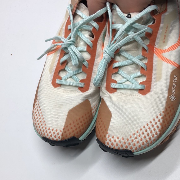 Mens Nike React Pegasus Trail 4 TX White/Brown/Blue FN8886-181 USED Size 9.5 - Picture 10 of 10